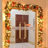 2.7 Meter Christmas Rattan Garland Decorative Christmas Decorations - Tophatter Daily Deals