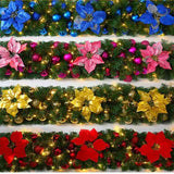2.7 Meter Christmas Rattan Garland Decorative Christmas Decorations - Tophatter Daily Deals