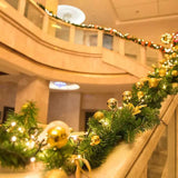 2.7 Meter Christmas Rattan Garland Decorative Christmas Decorations - Tophatter Daily Deals