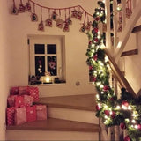2.7 Meter Christmas Rattan Garland Decorative Christmas Decorations - Tophatter Daily Deals