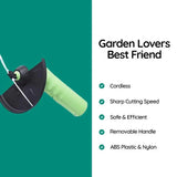 Cordless Mini Weed Trimmer Handheld Edge Trimmer Summer2025 - Tophatter Daily Deals