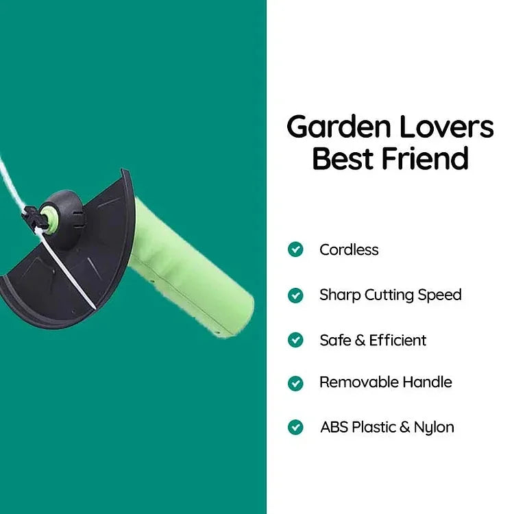 Cordless Mini Weed Trimmer Handheld Edge Trimmer Summer2025 - Tophatter Daily Deals