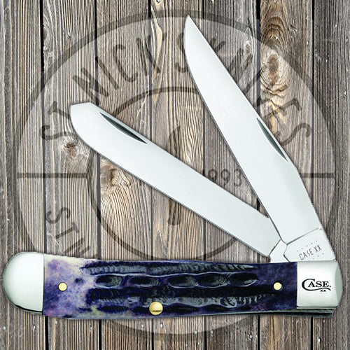 Case Trapper - Deep Canyon Jigged Light Purple Bone - 27160 Traditional Knives - Tophatter Daily Deals