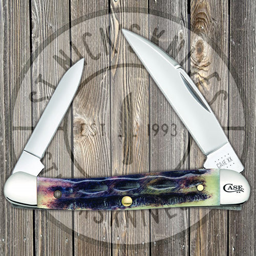Case Mini Copperhead - Deep Canyon Jigged Light Purple Bone - 27161 Traditional Knives - Tophatter Daily Deals