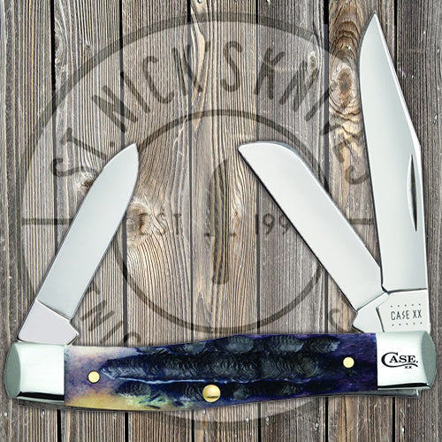 Case Medium Stockman - Deep Canyon Jigged Light Purple Bone - 27165 Traditional Knives - Tophatter Daily Deals