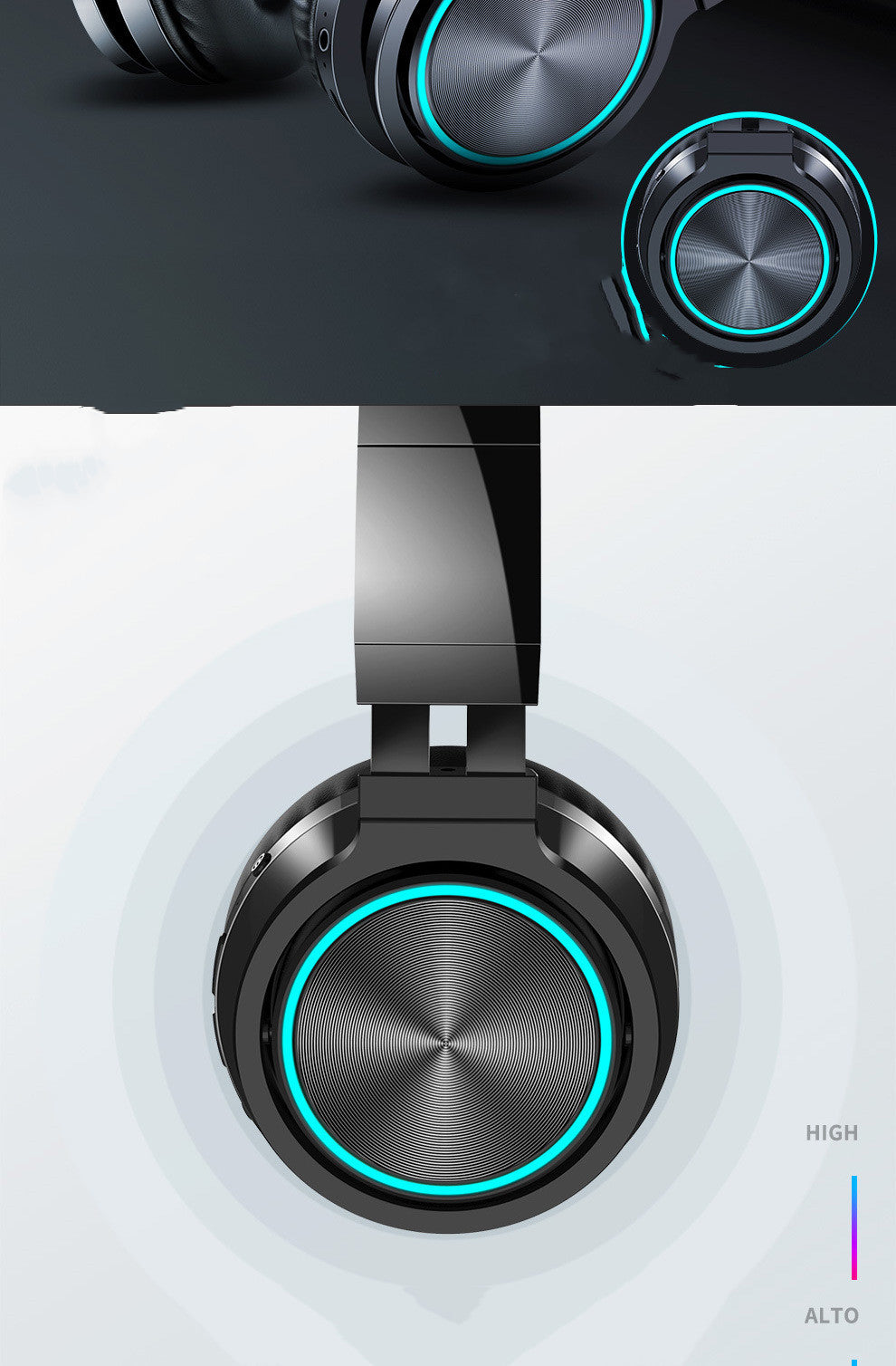 B12 headset wireless folding universal headset 0 - Tophatter Daily Deals
