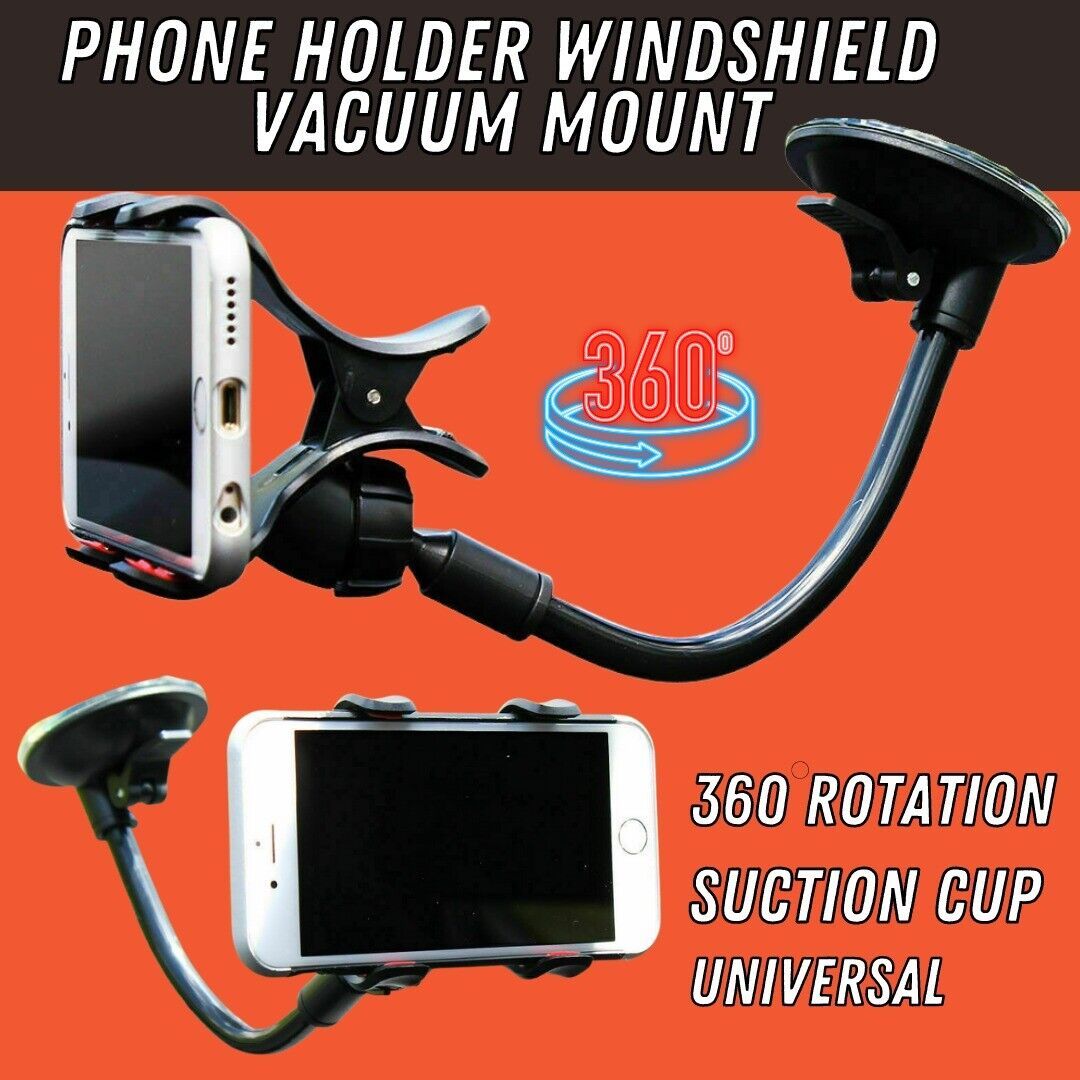 360 Car Rearview Mirror Rotation Adjustable Phone Holder Mount Multifunction 5 - Tophatter Daily Deals