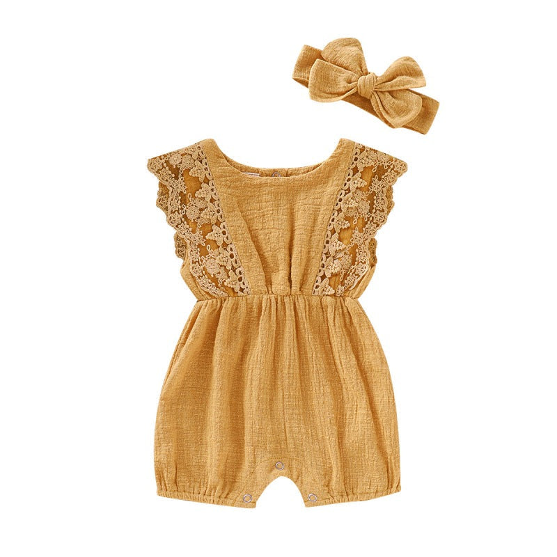 Breathable multicolor jumpsuit Yellow 0 - Tophatter Daily Deals