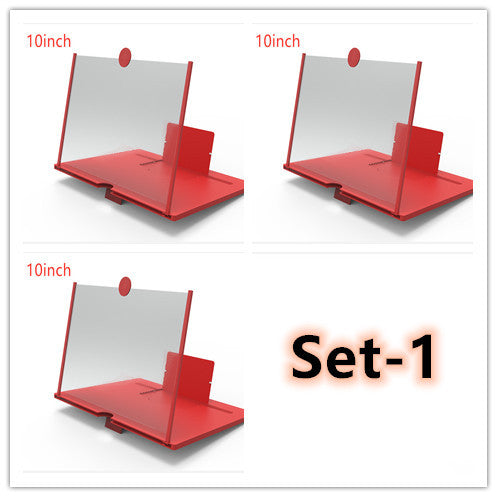3D Screen Magnifier Signal Booster Mobile Screen Lightweight Foldable Magnifying Glass Set 1 0 - Tophatter Daily Deals