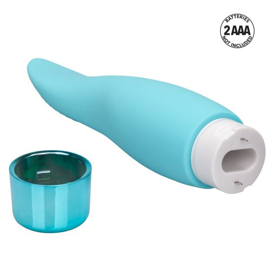 Eden Flicker Vibrator in Teal Vibrator - Tophatter Daily Deals