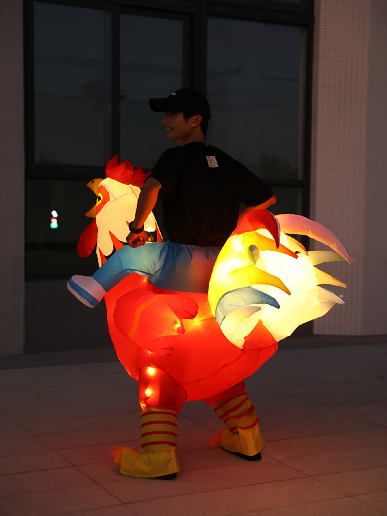 Men Inflatable Rooster Costume Adult Party Wear Halloween - Tophatter Daily Deals