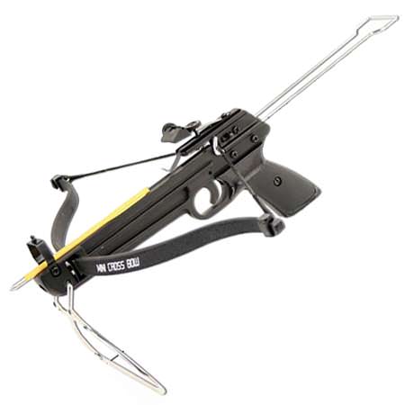 80lbs Aluminum Pistol Hunting Crossbow Collectible Weapons - Tophatter Daily Deals