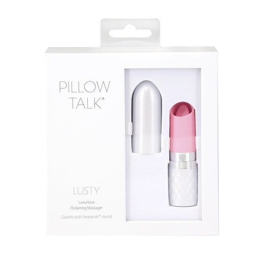Pillow Talk Lusty Flickering Massager Pink Clitoral Vibrator > Vibrators > Standard Vibrators - Tophatter Daily Deals