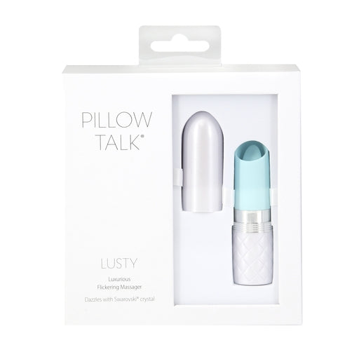 Pillow Talk Lusty Flickering Massager Teal Clitoral Vibrator > Vibrators > Standard Vibrators - Tophatter Daily Deals