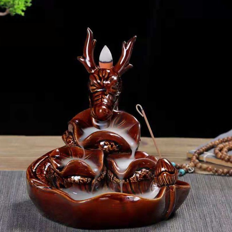 Backflow Incense Burner Creative Leading Furniture Accessories 0 - Tophatter Daily Deals