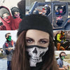 Skull Mask Half Face Bandana Skeleton Ski Motorcycle Biker Balaclava Tube Masks Bluetooth Speaker Lamp - Tophatter Daily Deals