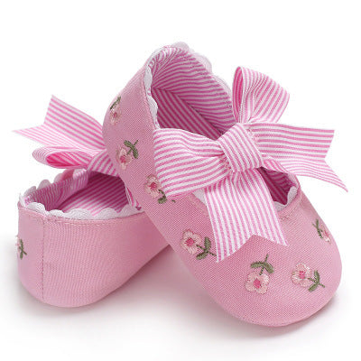 Baby princess shoes toddler shoes soft bottom Pink 0 - Tophatter Daily Deals