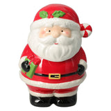 Santa Claus Christmas Storage Jar | Ceramic Cookie Jar Biscuit Barrel with Lid Jar - Tophatter Daily Deals