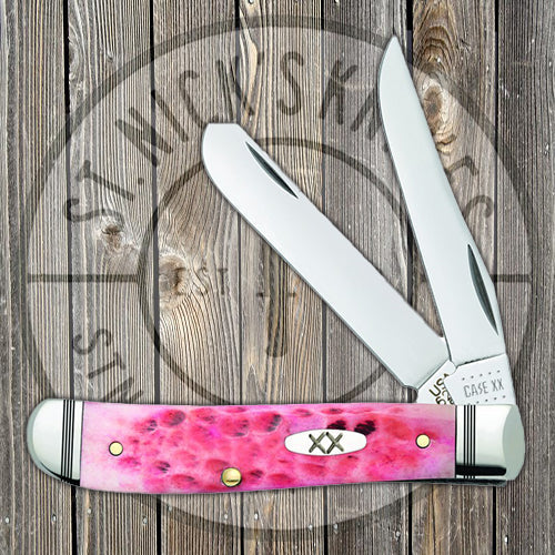 Case Mini Trapper - Jigged Raspberry Bone - 27721 Traditional Knives - Tophatter Daily Deals