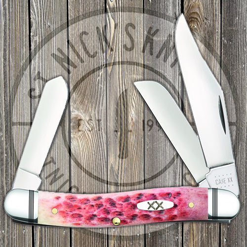 Case Medium Stockman - Jigged Raspberry Bone - 27725 Traditional Knives - Tophatter Daily Deals