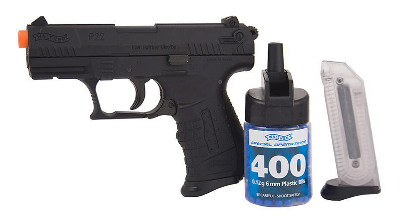 Walther Spring P22 Airsoft Pistol With Extra Magazine FPS-260 - TOPHATTER'S ARMORY DEALS Collectible Weapons - Tophatter Daily Deals