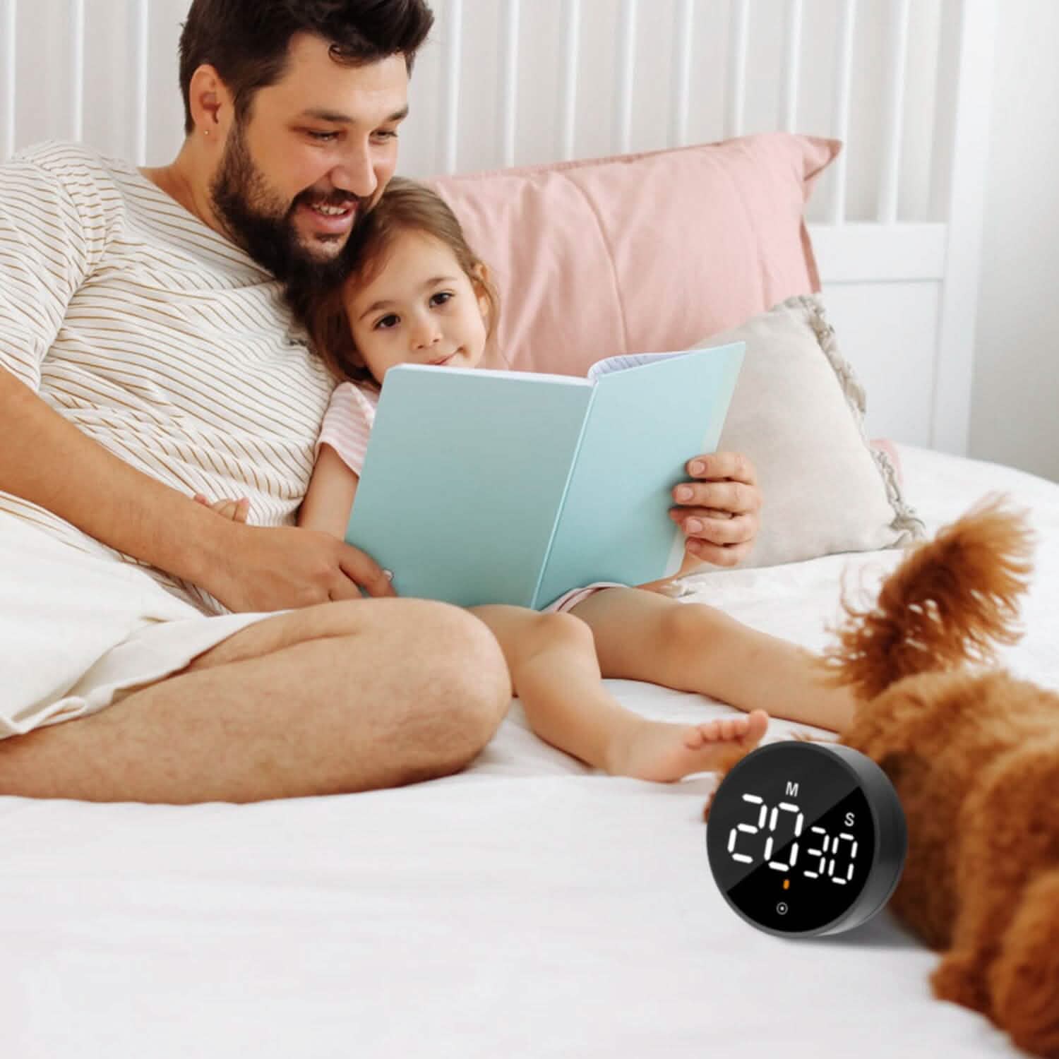 2.79" LED Digital Electronic Countdown Timer Dimmable Mutable Magnetic Clock Kitchen Tools & Gadgets - Tophatter Daily Deals