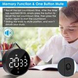 2.79" LED Digital Electronic Countdown Timer Dimmable Mutable Magnetic Clock Kitchen Tools & Gadgets - Tophatter Daily Deals