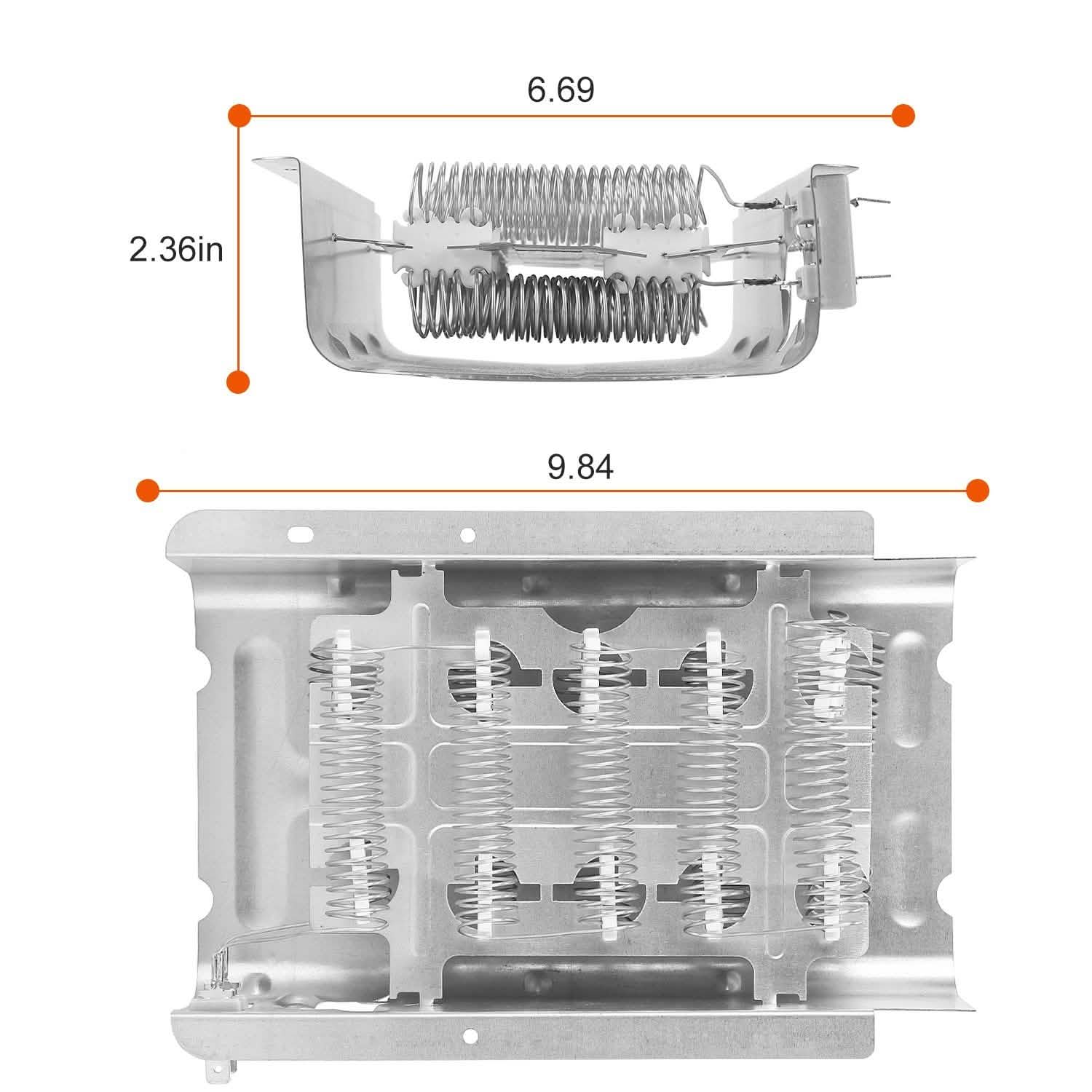 279838 Dryer Heating Element Assembly Replacement Part Everything Else - Tophatter Daily Deals