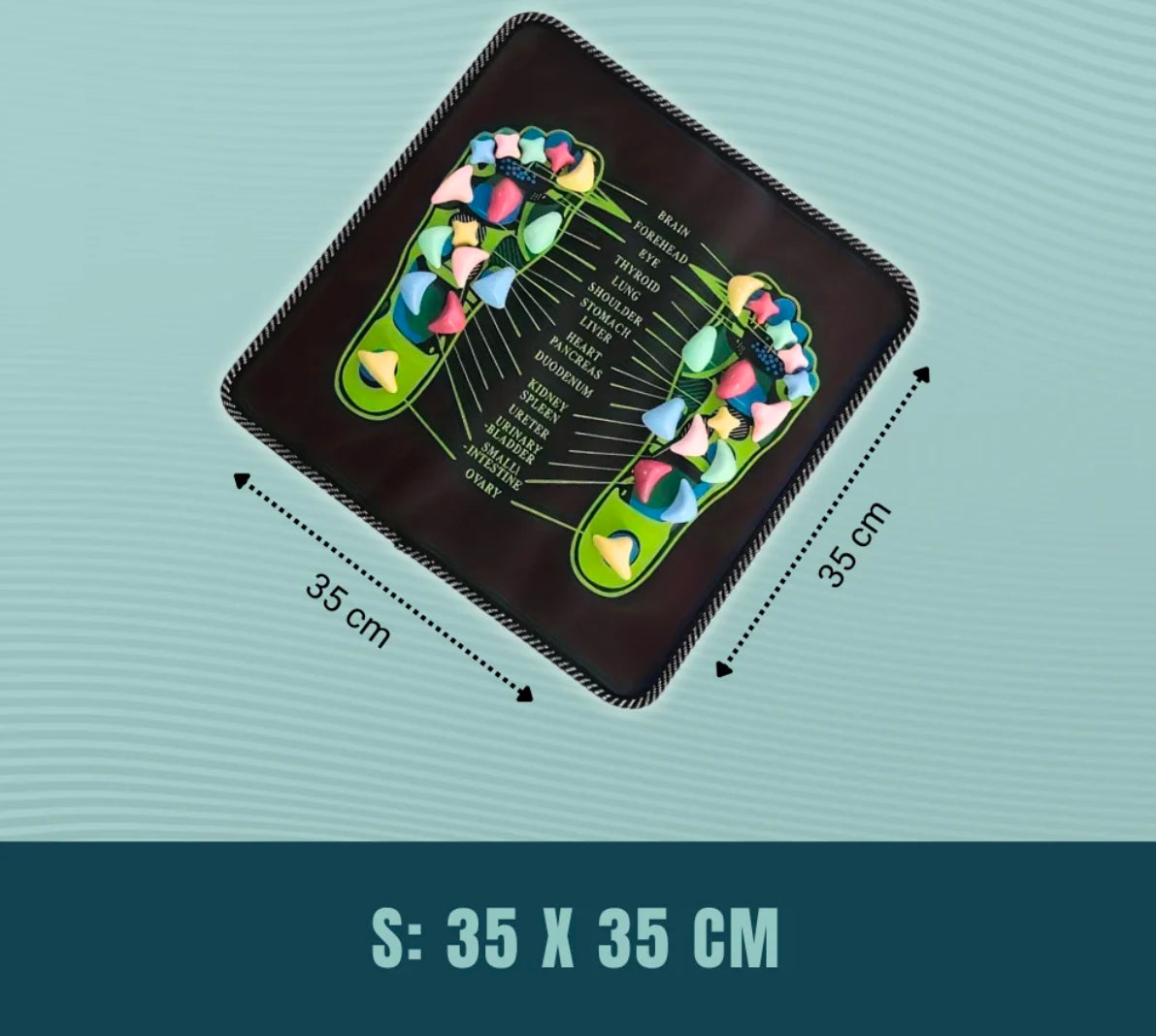 Relaxing Acupressure Foot Mat Small - Tophatter Daily Deals