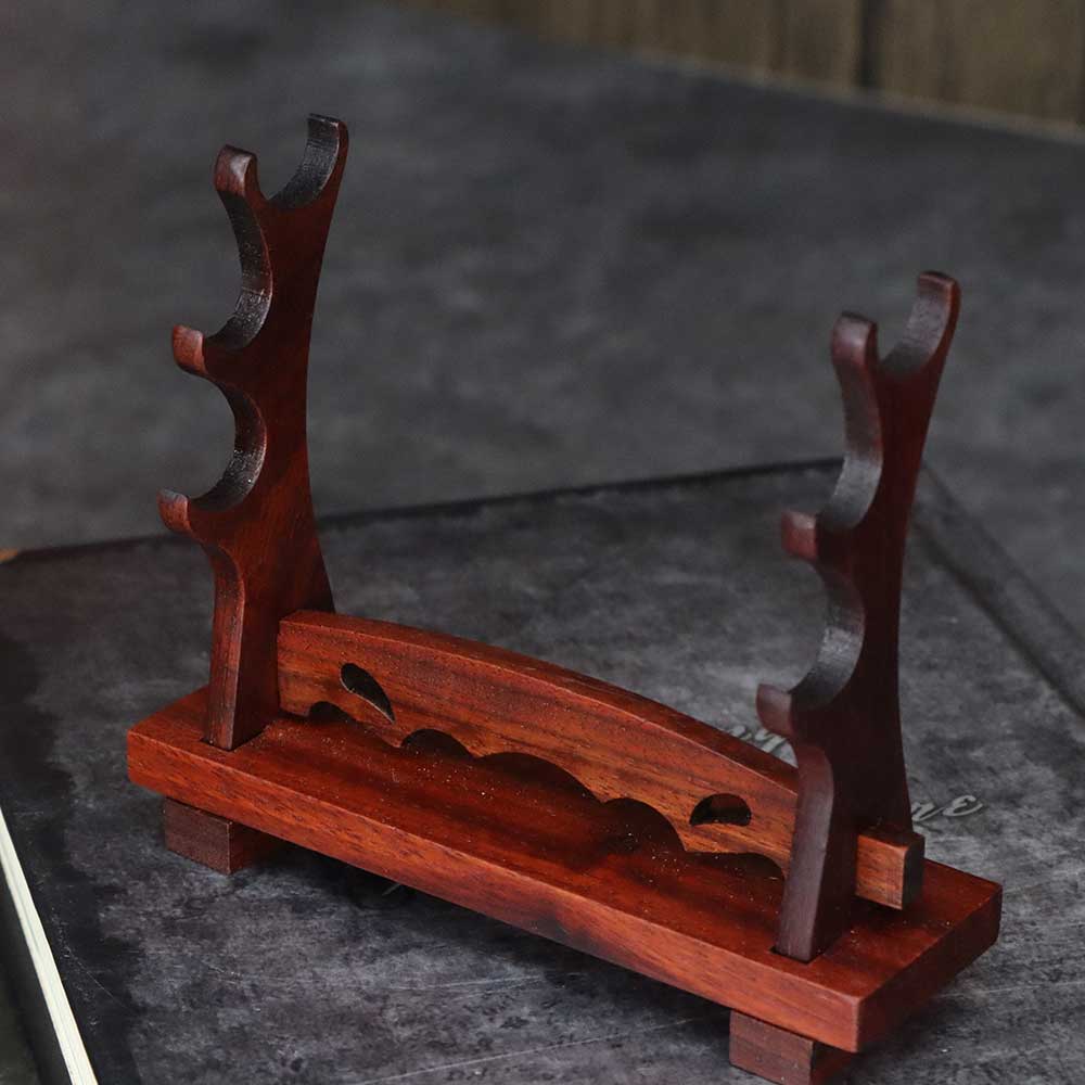 3-Layer Handmade Blood Sandalwood Mini Display Holder - Tophatter Daily Deals
