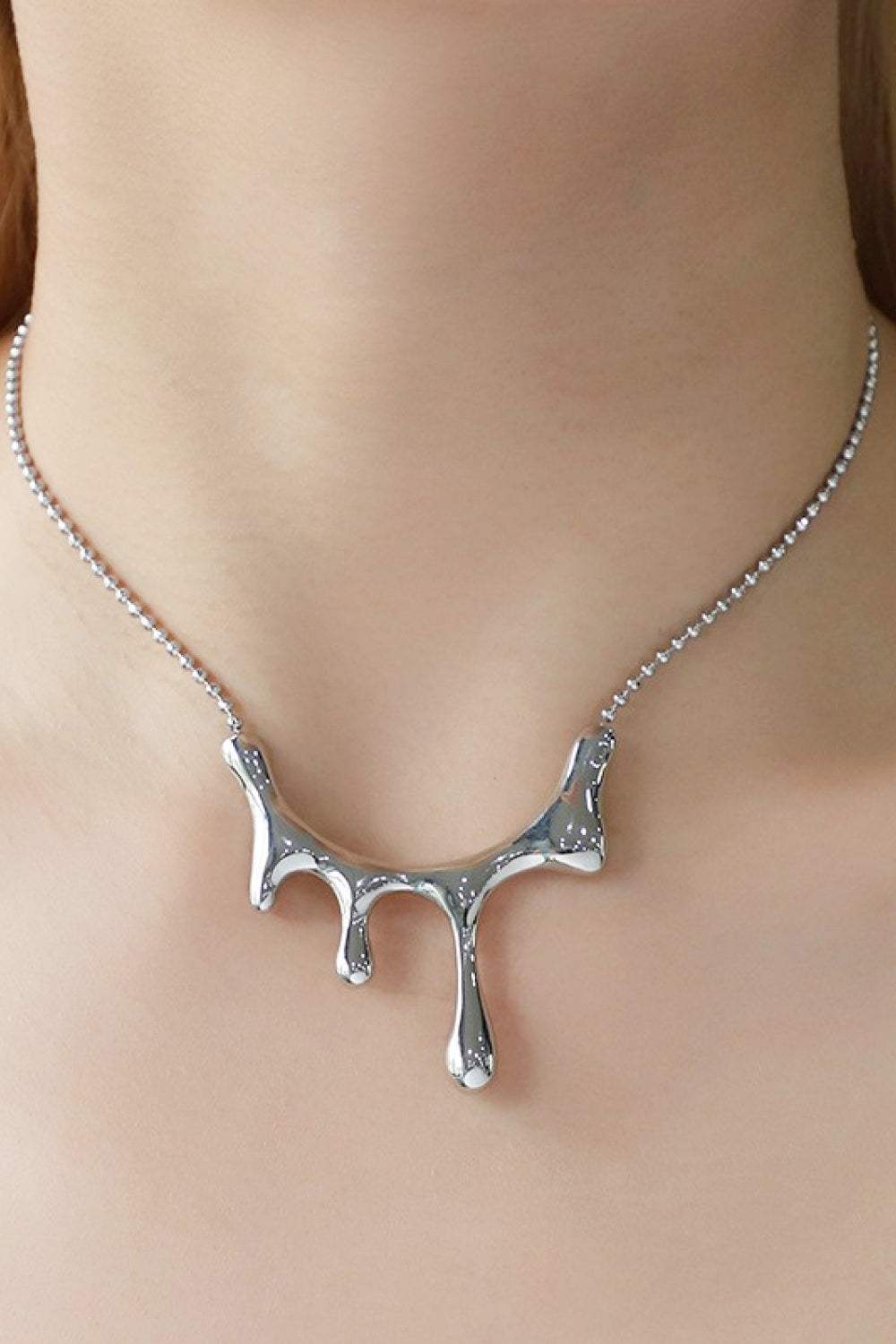 Fashion Lobster Clasp Necklace Silver One Size Necklaces - Tophatter Daily Deals
