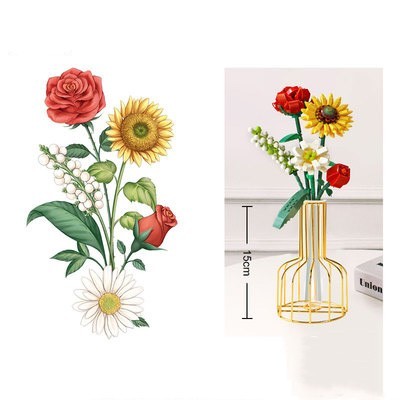 Blossom Pot Simulation Green Plant Household Decoration Toys Sunflower Vase 0 - Tophatter Daily Deals
