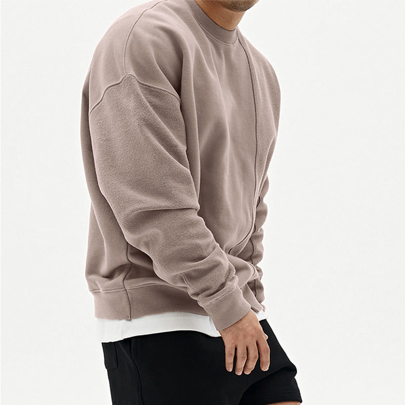 Oversized Mens Pullover Sweater - Crew Neck, Cotton, Casual 3D Changing Face Moving Picture Frame - Tophatter Daily Deals