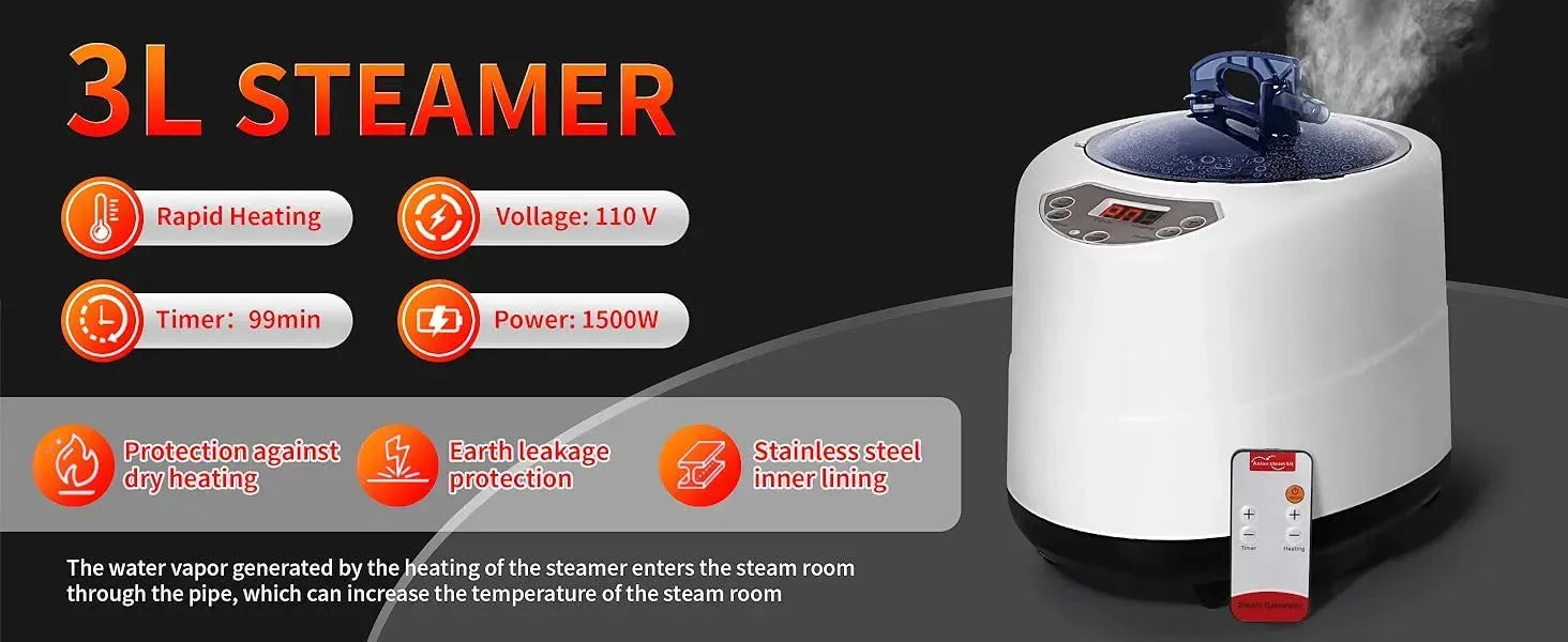 Tomioka® Portable Steam Spa Sauna + Chair Saunas - Tophatter Daily Deals