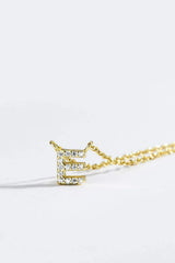A To F Zircon 925 Sterling Silver Necklace Necklaces - Tophatter Daily Deals