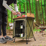 Storage Cabinet Table Camping Outdoor Recreation > Camping > Camp Furniture - Tophatter Daily Deals
