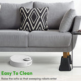 4Pcs Heavy Duty Bed Chair Risers Feet Leg Lift Furniture Extra Raisers Stand 5 - Tophatter Daily Deals