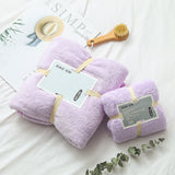 Absorbent Bath Towel For Mother And Child 1 Style 70x140 plus 34x74 0 - Tophatter Daily Deals