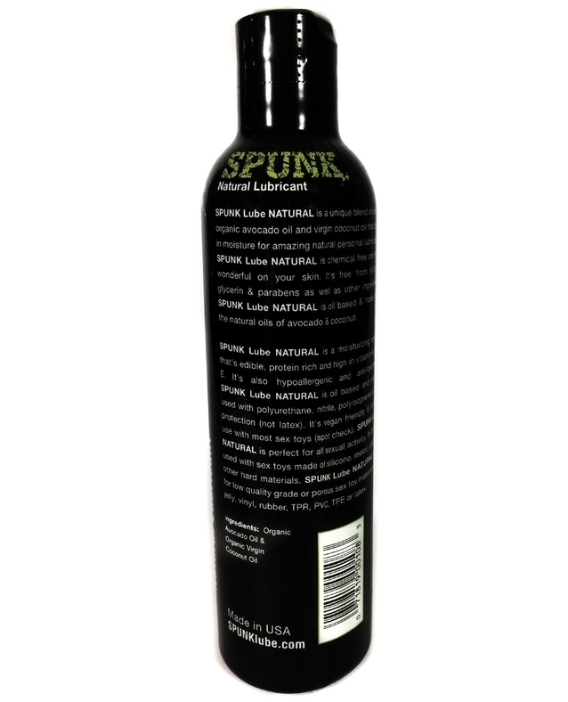 Spunk Lube Natural – Edible Organic Coconut and Avocado Oil Lubricant 8 Fl Oz > Lube > Speciality Exempt - Tophatter Daily Deals