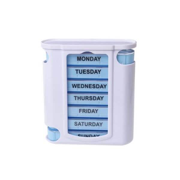 28 Grid Container Organizer Medicine Weekly Storage Pill 7 Day Tablet Sorter Box Case Health & Wellness - Tophatter Daily Deals