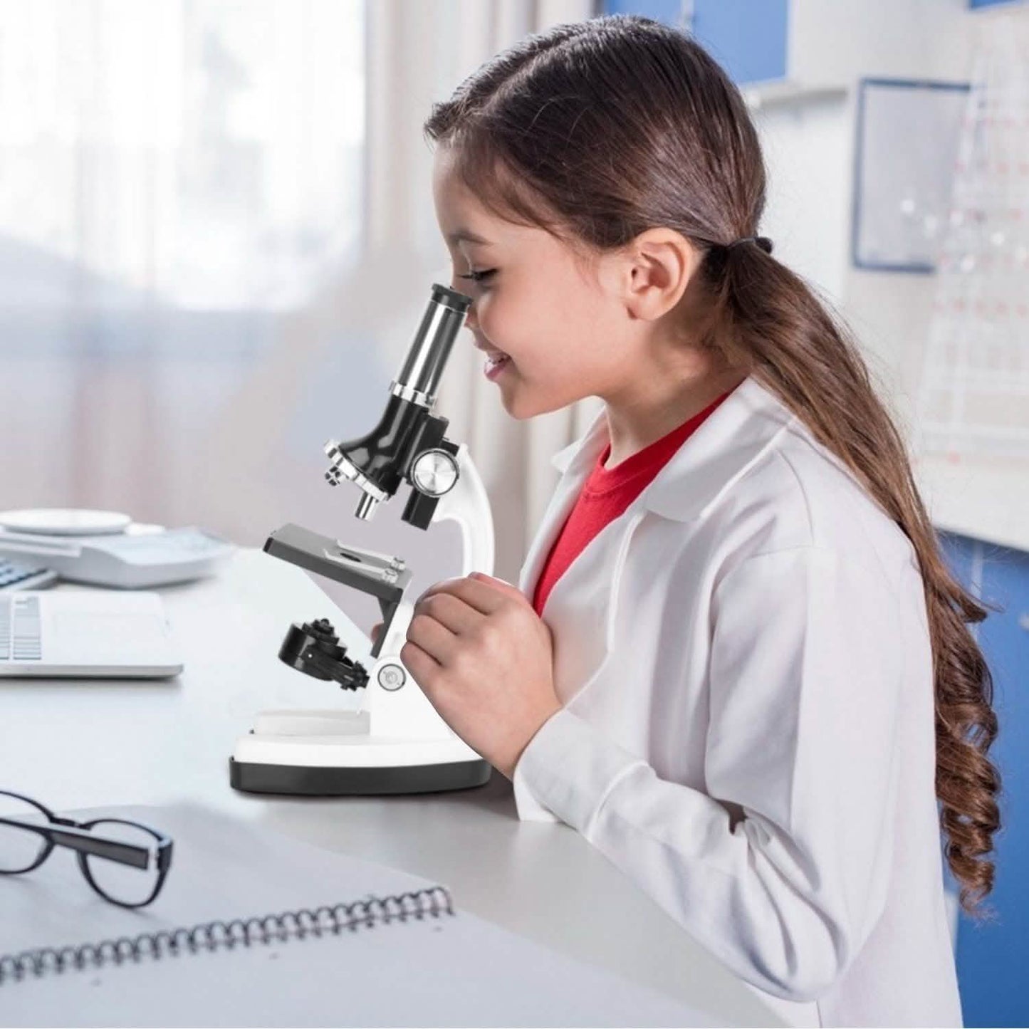 28-Pieces: Kid Microscope Set Experimental Observation Monocular Toys & Games - Tophatter Daily Deals