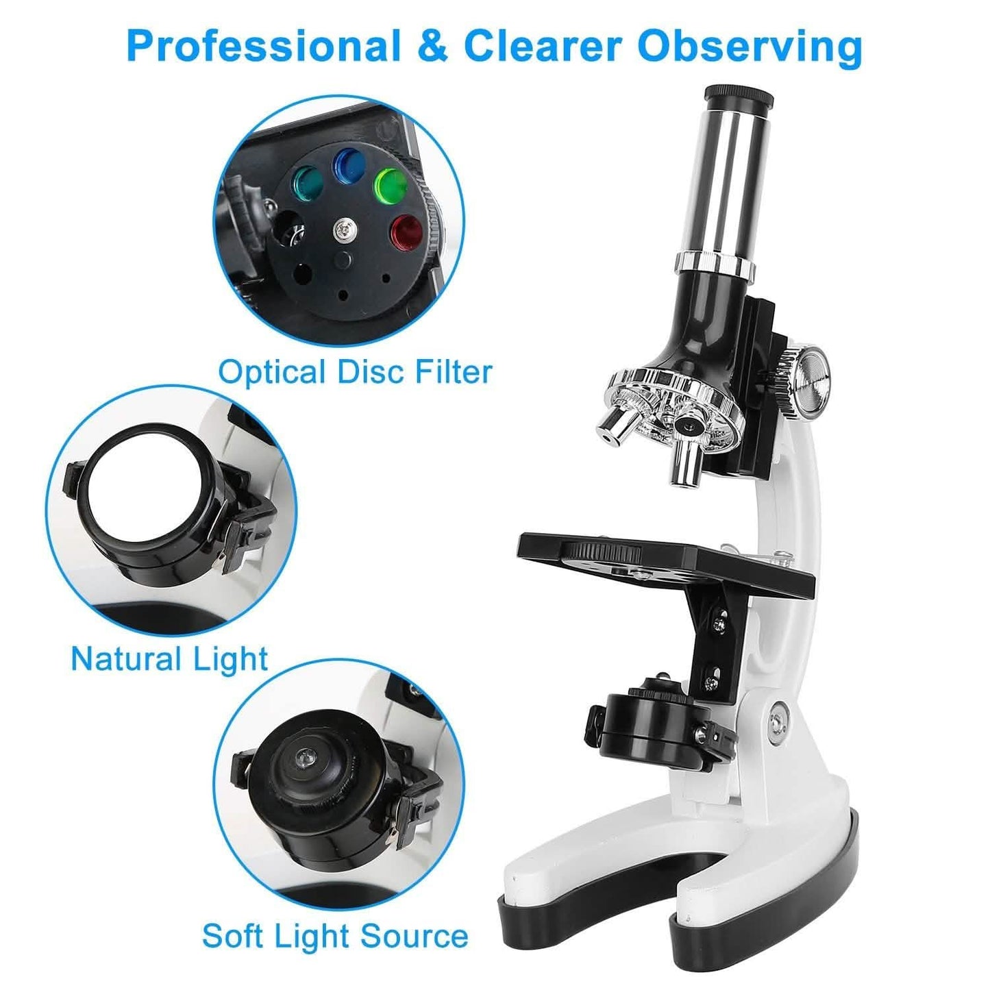 28-Pieces: Kid Microscope Set Experimental Observation Monocular Toys & Games - Tophatter Daily Deals