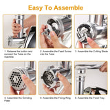 2800W Electric Meat Grinder Set Kitchen Appliances - Tophatter Daily Deals