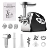2800W Electric Meat Grinder Set Kitchen Appliances - Tophatter Daily Deals