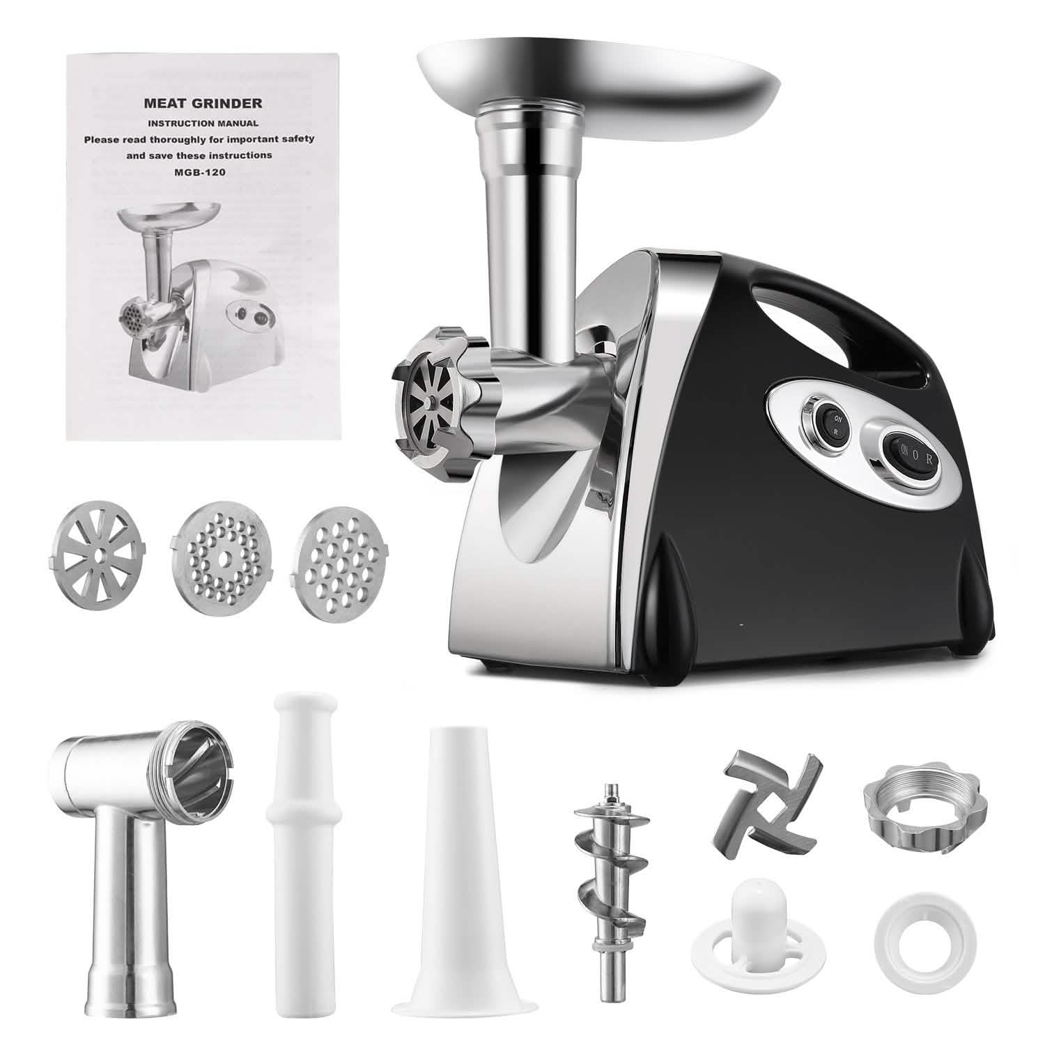 2800W Electric Meat Grinder Set Kitchen Appliances - Tophatter Daily Deals