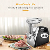 2800W Electric Meat Grinder Set Kitchen Appliances - Tophatter Daily Deals
