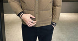 Lightweight Men's Down Jacket - Boxy Hip, Quilted, Winter 3D Changing Face Moving Picture Frame - Tophatter Daily Deals