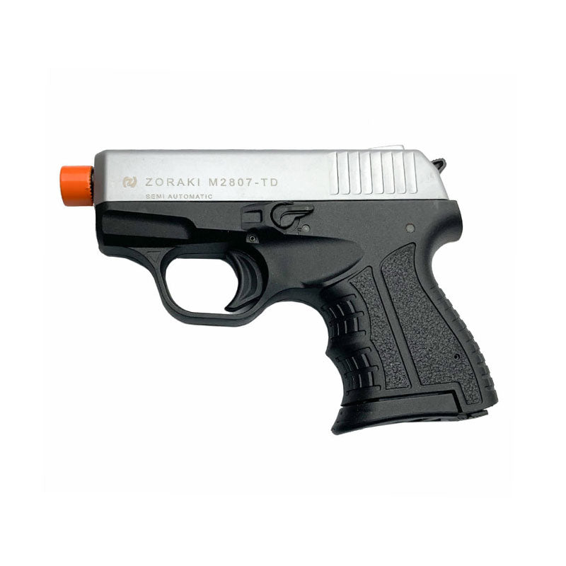 Zoraki 2807 Blank Firing Gun Silver - 8mm Front Fire Blank Gun - Tophatter's Weapons'N'Deals Blank Firing Replica Guns - Tophatter Daily Deals