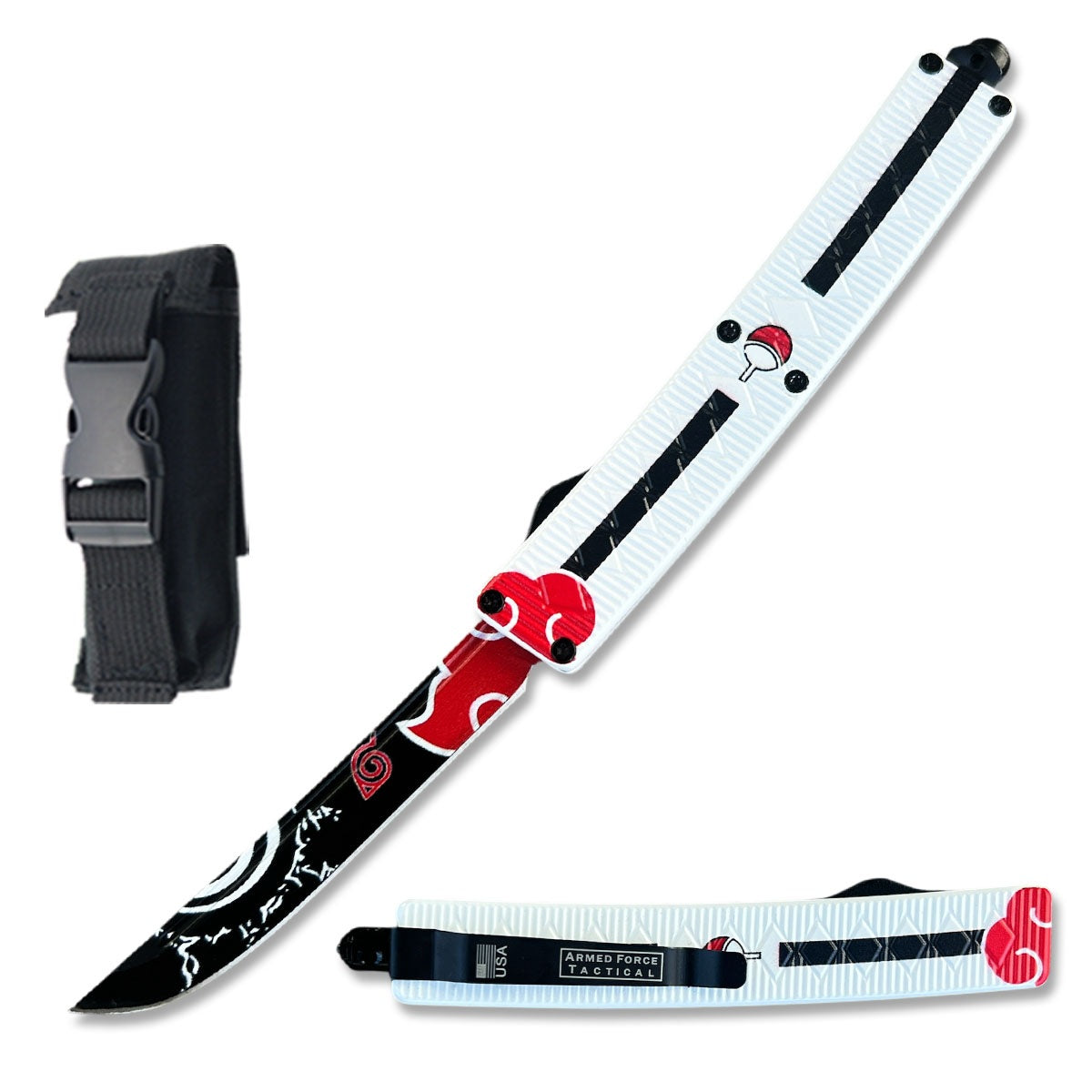 8.5" Sasuke Kusanagi Grass Cutter Anime Automatic OTF Knife - TOPHATTER'S ARMORY DEALS Collectible Weapons - Tophatter Daily Deals