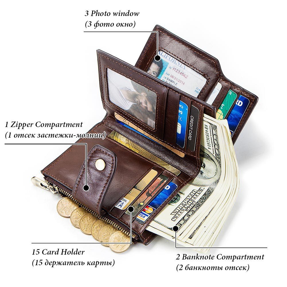 Anti-theft multifunction wallet 0 - Tophatter Daily Deals